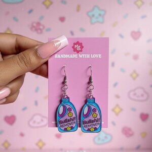 Bullshit Remover Earrings | Cute Funny Statement Jewelry